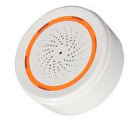 Haofy Alarme Sonore sans Fil, Alarme de Sirène Intelligente de Tension de Fonctionnement 5V 90db APP Contrôle Son élevé Décibel Installation Facile pour la Maison