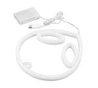 Haofy Alien Neon Sign Lumière LED Durée de Vie de 50 000 Heures Alimenté par Batterie USB pour Chambre à Coucher, Fête, Décoration de Mariage, Lampe Néon à Lueur Douce avec Matériaux en PVC ABS,