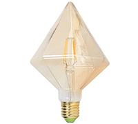 Haofy Ampoule Intelligente, Ampoule à Filament LED Style Rétro Pyramide Forme 4W E27 Ampoule pour Éclairage Maison Lumière Chaude