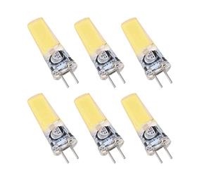 Haofy Ampoule LED GY6.35 5W 500lm Base Bi-pin COB avec Dissipation Thermique 360° pour Plafonnier, Lampe de Bureau, Lustre, Éclairage d'Accent, Cuisine, Salon