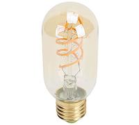 Haofy Ampoule LED, Vintage Double Spirale E27 4W LED Filament Flexible Lumière Chaude Ampoule LED 220V(Or)