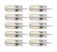 Haofy Ampoules LED G4 1,5 W 150 Lm Blanc Chaud 3 000 K COB Bi-pin Non Dimmable AC 220 V pour éclairage Paysager d'armoire - Remplacement d'ampoule Halogène 15 W économe en énergie