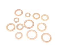 Haofy Anneaux en Bois Inachevés en Bois de Hêtre Naturel 6 Tailles pour macramé et Fabrication de Bijoux - Anneaux Artisanaux pour Projets de Décoration d'intérieur 12 Pièces (Ensemble de 6 Tailles)