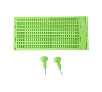 Haofy Ardoise D'écriture Braille, Tablette Braille Portable, 9 X 30