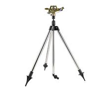 Haofy Arroseur à Trépied Rotatif, Construction Métallique, Distance de Pulvérisation Réglable à 360 Degrés, Idéal pour l'irrigation de la Pelouse et du Jardin