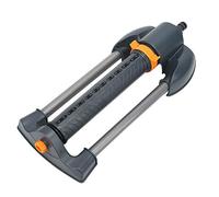 Haofy Arroseur de Jardin à 20 Trous, Base en Métal Robuste, Arroseur d'eau Oscillant Réglable pour Grandes Pelouses et Jardins jusqu'à 1100 Pieds Carrés