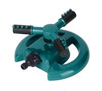 Haofy Arroseur d'eau de Jardin Rotatif à Trois Bras à 360 Degrés avec Angle Réglable pour Outil D'arrosage de Pelouse, Couverture de 26 à 33 Pieds (Green)