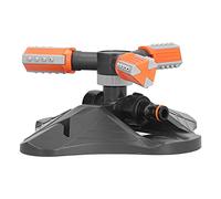 Haofy Arroseur d'eau de Pelouse, Dispositif d'irrigation Automatique ABS de Haute qualité, Arroseur Rotatif avec Buses Réglables pour Plantes de Jardin (Orange)