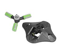 Haofy Arroseur d'eau Rotatif Précis, Efficace à Trois Broches pour L'irrigation du Jardin, ABS, Pelouse, 1 Ensemble (Green)