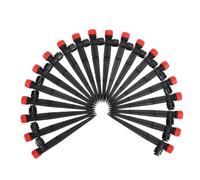 Haofy Arroseur Goutte à Goutte, Asperseur 8 Trous 360 Degrés Réglable, 20 Pièces, for Irrigation de Jardin (Rouge)