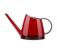 Haofy Arrosoir Tendance Couleur Bonbon, 1,2 L, Bec Long, Design Transparent avec Niveau d'eau Visible. (Rouge)