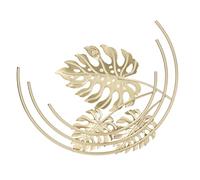 Haofy Art Mural en Métal Fait à la Main, Sculpture de Feuille de Fer 3D, Finition Dorée pour Salon, Chambre à Coucher, Bureau - Sculpture Suspendue Moderne Minimaliste pour Décoration d'intérieur (A)