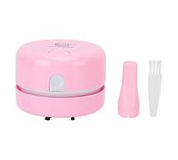 Haofy Aspirateur de Bureau Mini Collecteur de Poussière D'aspiration Compact pour étude de Bureau à Domicile Couleur Rose 1 unité