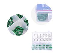 Haofy Assortiment de 270 Joints Toriques pour la Plupart des Voitures, Kit de Joints d'étanchéité pour Climatisation, Joints en Caoutchouc, 2 Couleurs au Choix, élasticité et (GREEN)