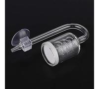 Haofy ATOMISER CO2 Diffuseur de Vis D'aquarium en Verre Transparent élevé pour Aquarium, Belle Apparence, Résistance à l'acide et Alcaline, équipée Tasse à Vent, Adaptée aux Amateurs D'aquarium