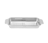 Haofy Au-dessus de L'évier Passoire, une Colonie en Acier Inoxydable Extensible Panier de Vidange Extensible pour les Plats des Fruits (Petit 60-80 mm / 2,4-3.1In)