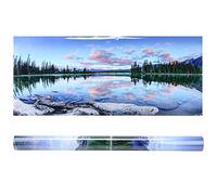 Haofy Autocollant de Fond d'aquarium en PVC Imperméable, Motif Paysage, Papier Peint de Poisson Amovible 48 X 19,7 Pouces pour Aquariophiles, Visuel sous-Marin Vibrant Améliore l'expérience de