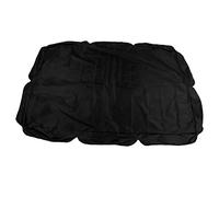 Haofy Auvent de BalançOire ExtéRieur Recouvert d'argent en Tissu Oxford ImperméAble pour BalançOire de Jardin Accessoire de Pare- RéSistant aux UV 4 Sangles RenforcéEs Le Noir