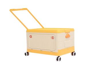 Haofy Bac de Rangement pour Jouets Roulants, Organisateur de Roues Durables pour Blocs de Construction pour Enfants, Style Minimaliste, pour le Rangement des Jouets (ORANGE)