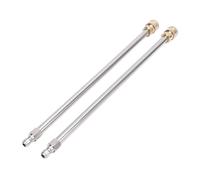 Haofy Baguette D'extension de Laveuse électrique Pratique de 16 Pouces, Tige en Acier Inoxydable pour le Nettoyage des Voitures