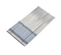 Haofy Baguettes en Acier Inoxydable Baguettes en Métal Réutilisables avec Embouts Antidérapants pour une Manipulation Sécurisée des Nouilles et des Sushis Le Motif Traditionnel en Porcelaine Bleue et