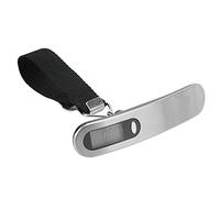 Haofy Balance à Bagages Suspendue Numérique Portable Robuste pour la Pêche à la Maison de Voyage, Balance de Poids de Valise en Acier Inoxydable avec Batterie