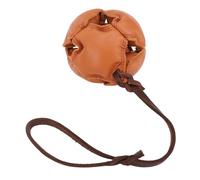 Haofy Balle de Jeu pour Chiens Moyens et Petits en Cuir Résistant Anti-Stress pour Mâcher Sécurité Dentaire pour Entraînement, Jeu Intérieur, Activité Extérieure, Santé Buccale