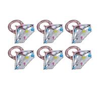 Haofy Ballon Gonflable avec Anneau en Diamant de 36 Pouces en or Rose avec Finition Métallique en Feuille d'aluminium pour Mariage - Décoration de Fiançailles de Luxe pour Séances Photo, (or rose)