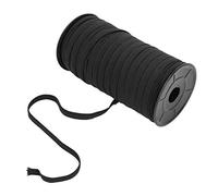 Haofy Bande élastique Robuste 8 Mm de Large 100 Mètres élastique à Couture à Plat pour Les Vêtements Bricolage, Habitant, Artisanat, Gain (L)