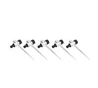 Haofy Base de Pointe D'arrosage de Pelouse de Haute qualité, Connecteur Solide pour Une Large Gamme D'utilisations, 5 Pièces, Filetage Femelle de 1/2 Pouces