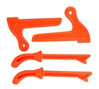 Haofy Bâtons Poussoirs de sécurité pour le Travail du Bois, Outils de Scie à Main Durables pour la Menuiserie, Ensemble de 4 Pièces pour les Menuisiers Professionnels et Amateurs, en Plastique,