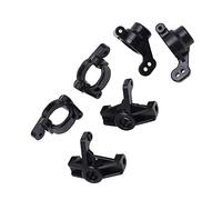 Haofy Blocs de Direction Arrière RC, Ensemble Complet pour Véhicules 144001 44010 à l'échelle 1/14, Léger 0,53 Oz, Mise à Niveau des Performances, Idéal pour Les Amateurs de RC, Installation Facile