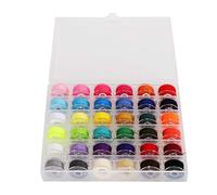 Haofy Bobines à Coudre Étui à Canette Transparent avec 36 Grilles Bobines de Machine à Coudre en Plastique pour les Projets de Couture et de Broderie à la Main Organise les Fils Empêche les