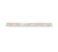 Haofy Bobines de Liaison en Spirale 19 Mm 3/4 Pouce de Diamètre 180 Capacité en Fer - 34 Anneaux Doubles, Revêtement en Nylon Résistant à L'usure, adapté à L'utilisation du Papier A4 (Laiton antique)