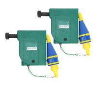 Haofy Bobs de Plomb à Chute de Ligne Magnétique, Outil de Mesure Verticale en Acier allié de Haute qualité de 3 Mètres pour Constructeur, Maçon, Vert