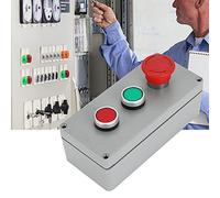 Haofy Boîte à Boutons étanche en Aluminium, Forte Résistance IP66, Antipoussière pour Boîte D'opération de Contrôle (175 * 80 * 55)