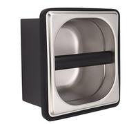 Haofy Boîte à café, capacité de 1,5 L, pour, Récipient à Marc Amovible en Acier Inoxydable avec Protection contre les éclaboussures, pour la Cuisine, le café, le Restaurant, le Camping-car, le