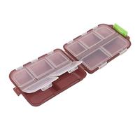 Haofy Boîte à Médicaments 10 Compartiments, Organiseur Hebdomadaire de Pilules en Plastique 7 Jours avec Boucle de Verrouillage Sécurisée - Étui à Pilules Portable pour les Voyages, les Affaires