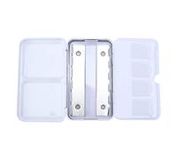 Haofy Boîte de Peinture Pliante, Palette en Métal Léger, étui à Aquarelle Pliable en Trois pour Artistes, 4,7 X 2,8 X 0,8 Pouces, Idéal pour les Voyages et la Peinture en Plein Air