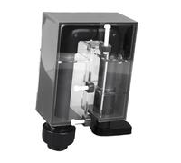 Haofy Boîte de Trop-Plein en Acrylique, Boîte de Retour de Pompe à Eau Murale pour Filtre de Puisard d'aquarium avec Circulation d'eau Efficace pour Réservoirs 'Eau Douce et 'Eau Salée (Black)