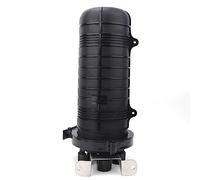 Haofy Boîtier D'épissure de Fibre Optique étanche Haute capacité Boîte D'épissure de Fibre Verticale pour la Protection des Connexions Convient à Diverses Optiques Structurées Alliage PC Noir (96