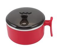 Haofy Bol Isotherme en Acier Inoxydable 304 avec Couvercles Creux Double Couche d'isolation Thermique pour Nouilles Ramen, Conception de Support avec Support de Téléphone, Tasse à Déjeuner de