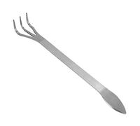 Haofy Bonsaï Râteau en Acier Inoxydable, 3-Prong Racine Râteau Rake pour Desserrer et Ameublir le Sol de Bonsaï, Outils de Jardinage Bonsaï Arbre pour Plantes Fleurs avec Poignée Ergonomique