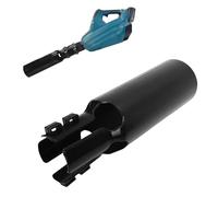 Haofy Booster d'air pour Souffleur de Feuilles, Fixation Améliorée pour Souffleur de Feuilles avec Système de Sangle Rapide pour Tubes de Soufflage Ronds de 2 à 4 Pouces, Amplificateur (Black)