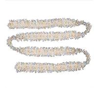 Haofy Bordure en Dentelle Délicate de 2 Mètres de Long pour Décoration Textile de Maison et Accessoire de Décoration pour le Travail Manuel, ABS + Nylon, Plusieurs Couleurs (noir//Couleurs (Couleurs