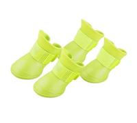 Haofy Bottes de Pluie pour Animaux de Compagnie en Silicone Imperméables et Antidérapantes pour Petits Chiens et Chats, Coupe Moyenne, Aventures en Plein Air, Randonnées sous la Pluie, Légères,