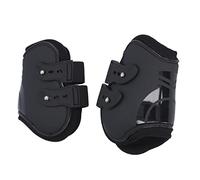 Haofy Bottes de Tendon de Cheval, Leggings de Protection Réglables pour Courses de Chevaux, Sport, Ensemble de 2 Pièces (Pattes postérieures Noires XL)