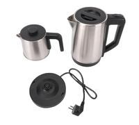 Haofy Bouilloire électrique Turque 2 en 1 en Acier Inoxydable, Bouilloire à Double Paroi avec Infuseur à thé, Fonction de Maintien au Chaud pour les Amateurs et les Passionnés de thé