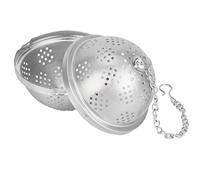 Haofy Boule Filtrante Passoire à thé en Acier Inoxydable, Conception en Efficace pour le thé et les épices, Essentiel de Cuisine pour un Usage Domestique (Petit)