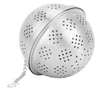 Haofy Boule Filtrante Passoire à thé en Acier Inoxydable, Conception en Efficace pour le thé et les épices, Essentiel de Cuisine pour un Usage Domestique (Grand)